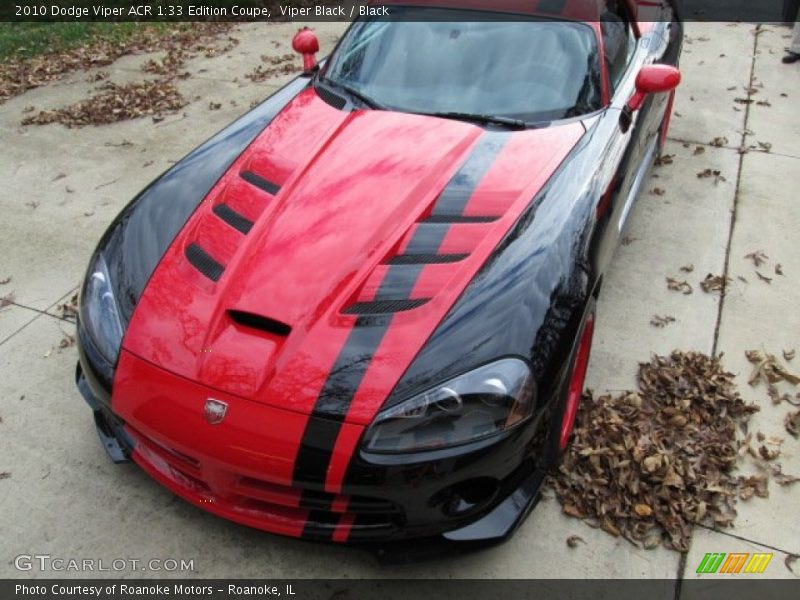 Viper Black / Black 2010 Dodge Viper ACR 1:33 Edition Coupe