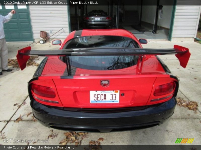 Viper Black / Black 2010 Dodge Viper ACR 1:33 Edition Coupe