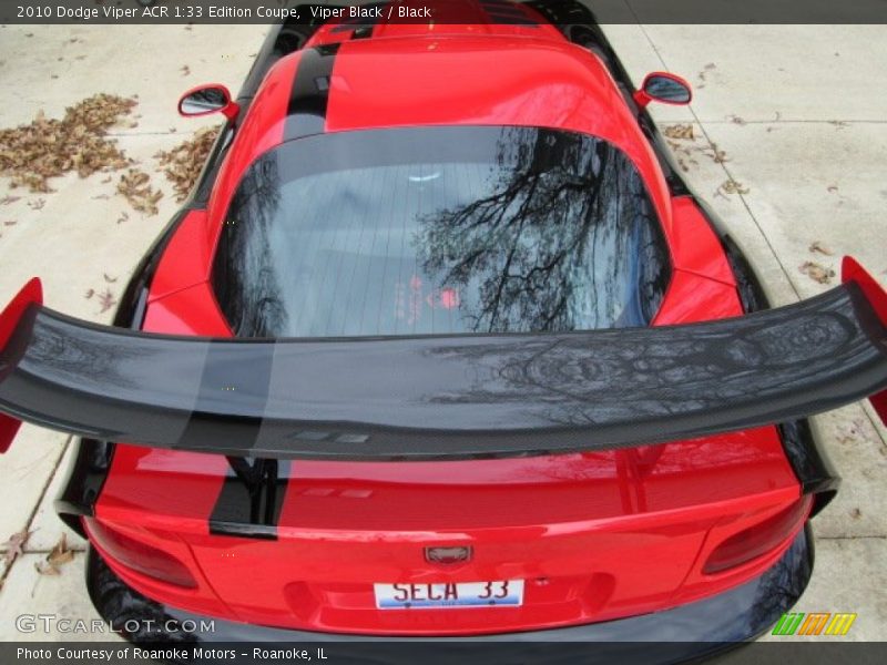 Viper Black / Black 2010 Dodge Viper ACR 1:33 Edition Coupe