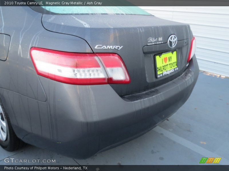 Magnetic Gray Metallic / Ash Gray 2010 Toyota Camry LE