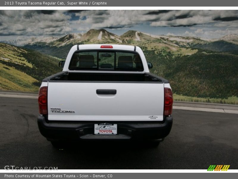 Super White / Graphite 2013 Toyota Tacoma Regular Cab