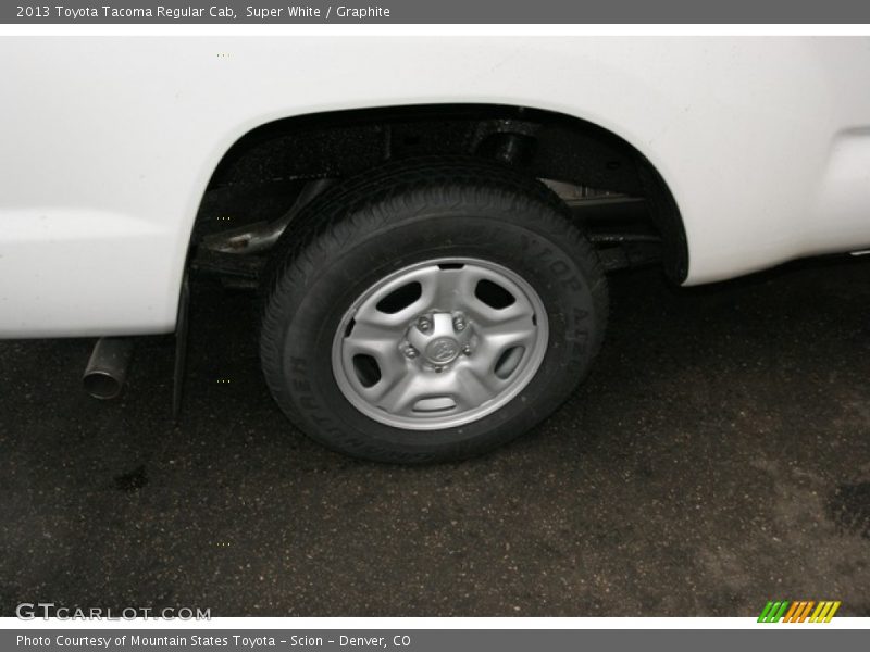 Super White / Graphite 2013 Toyota Tacoma Regular Cab