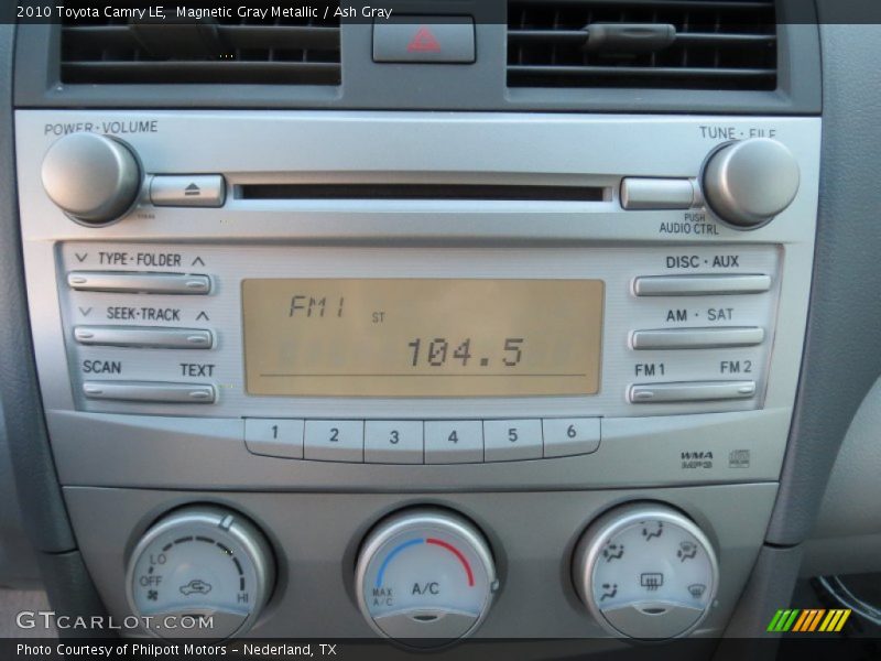 Magnetic Gray Metallic / Ash Gray 2010 Toyota Camry LE