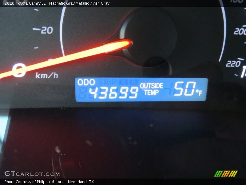 Magnetic Gray Metallic / Ash Gray 2010 Toyota Camry LE