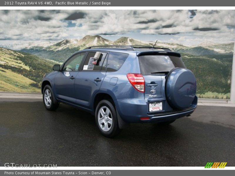 Pacific Blue Metallic / Sand Beige 2012 Toyota RAV4 V6 4WD