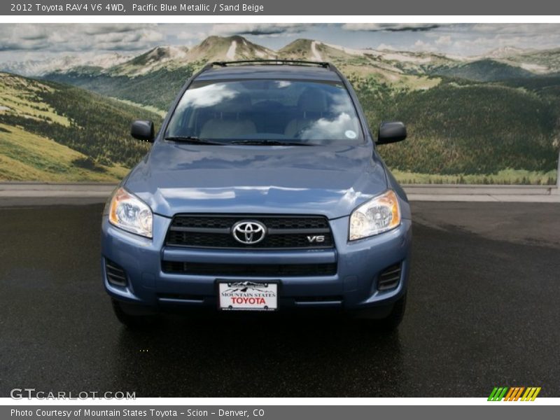 Pacific Blue Metallic / Sand Beige 2012 Toyota RAV4 V6 4WD