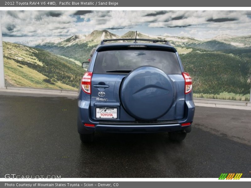 Pacific Blue Metallic / Sand Beige 2012 Toyota RAV4 V6 4WD