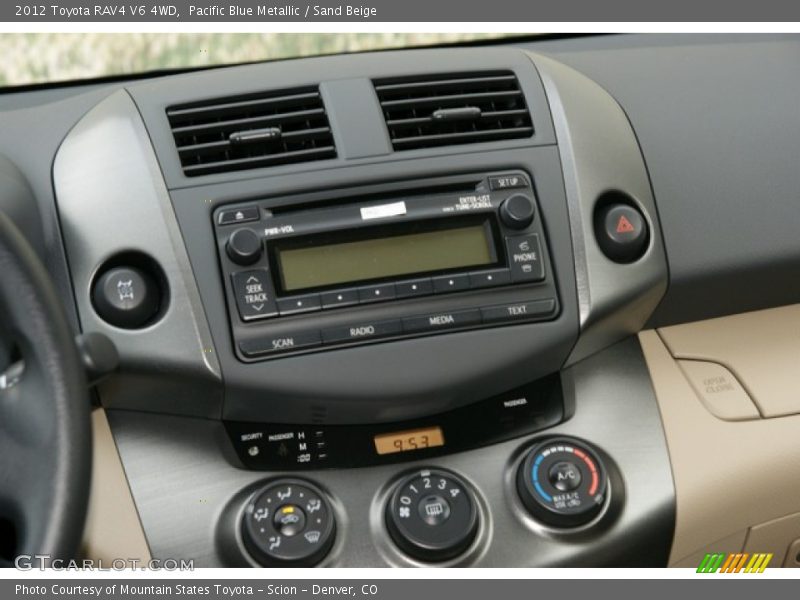 Pacific Blue Metallic / Sand Beige 2012 Toyota RAV4 V6 4WD