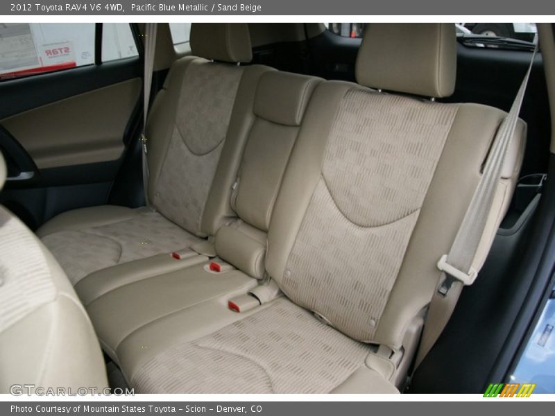 Pacific Blue Metallic / Sand Beige 2012 Toyota RAV4 V6 4WD
