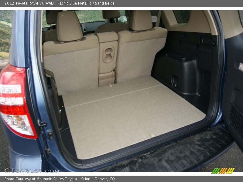 Pacific Blue Metallic / Sand Beige 2012 Toyota RAV4 V6 4WD