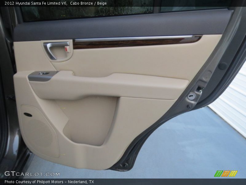 Cabo Bronze / Beige 2012 Hyundai Santa Fe Limited V6
