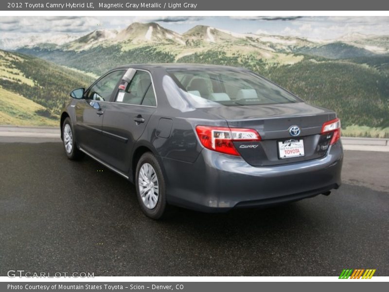 Magnetic Gray Metallic / Light Gray 2012 Toyota Camry Hybrid LE