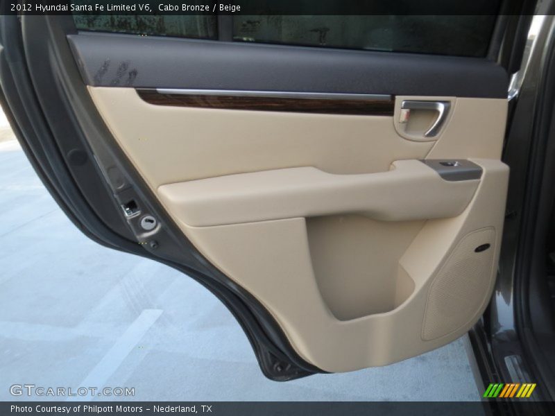 Cabo Bronze / Beige 2012 Hyundai Santa Fe Limited V6