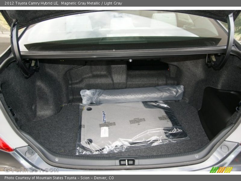 Magnetic Gray Metallic / Light Gray 2012 Toyota Camry Hybrid LE