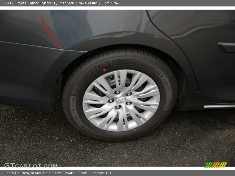 Magnetic Gray Metallic / Light Gray 2012 Toyota Camry Hybrid LE