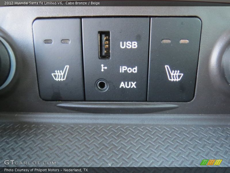 Cabo Bronze / Beige 2012 Hyundai Santa Fe Limited V6