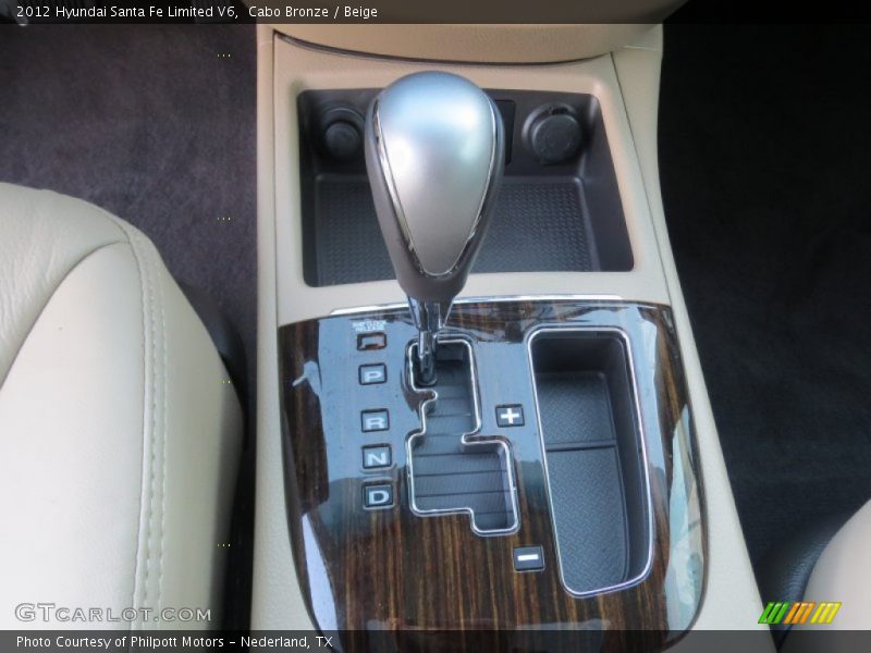 Cabo Bronze / Beige 2012 Hyundai Santa Fe Limited V6