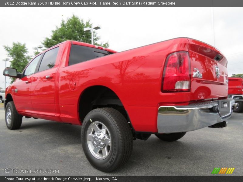 Flame Red / Dark Slate/Medium Graystone 2012 Dodge Ram 2500 HD Big Horn Crew Cab 4x4