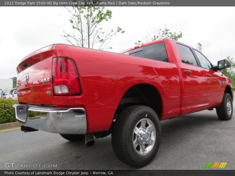 Flame Red / Dark Slate/Medium Graystone 2012 Dodge Ram 2500 HD Big Horn Crew Cab 4x4