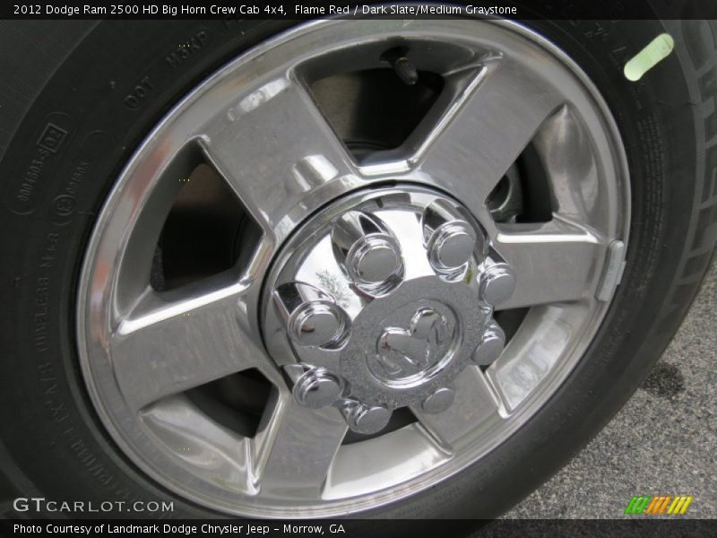 Flame Red / Dark Slate/Medium Graystone 2012 Dodge Ram 2500 HD Big Horn Crew Cab 4x4