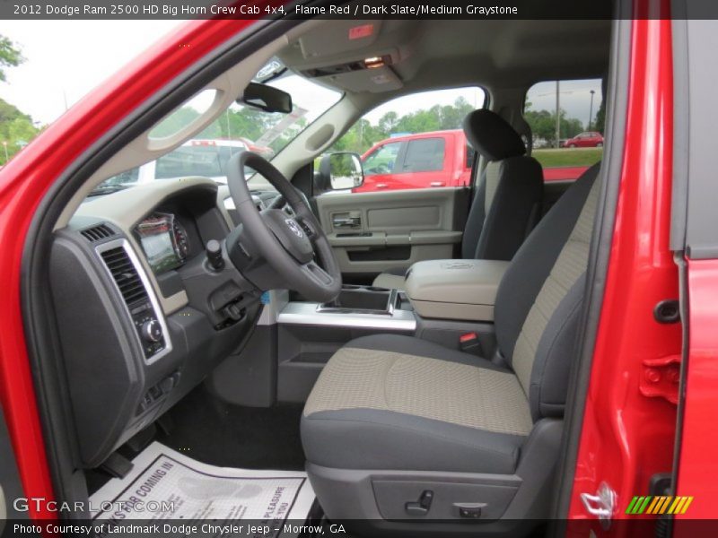 Flame Red / Dark Slate/Medium Graystone 2012 Dodge Ram 2500 HD Big Horn Crew Cab 4x4