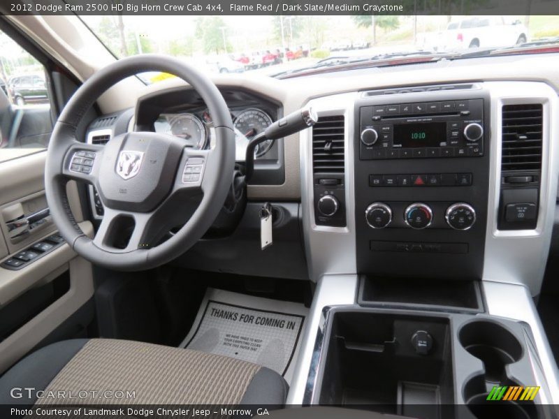 Flame Red / Dark Slate/Medium Graystone 2012 Dodge Ram 2500 HD Big Horn Crew Cab 4x4