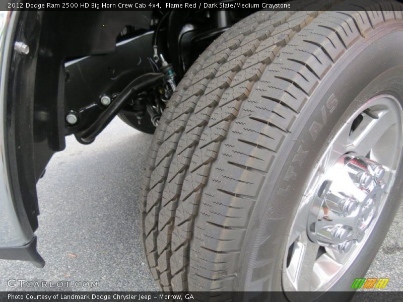 Flame Red / Dark Slate/Medium Graystone 2012 Dodge Ram 2500 HD Big Horn Crew Cab 4x4