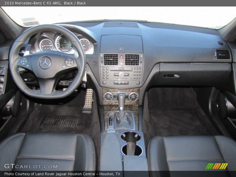 Black / Black 2010 Mercedes-Benz C 63 AMG
