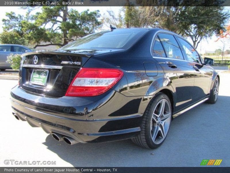 Black / Black 2010 Mercedes-Benz C 63 AMG