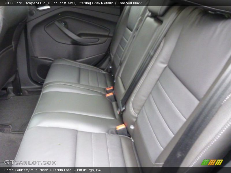 Sterling Gray Metallic / Charcoal Black 2013 Ford Escape SEL 2.0L EcoBoost 4WD