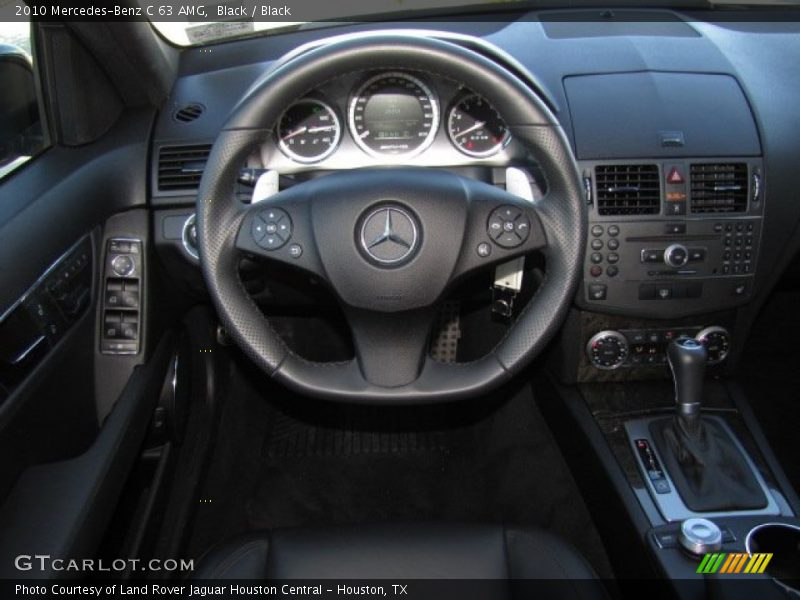 Black / Black 2010 Mercedes-Benz C 63 AMG