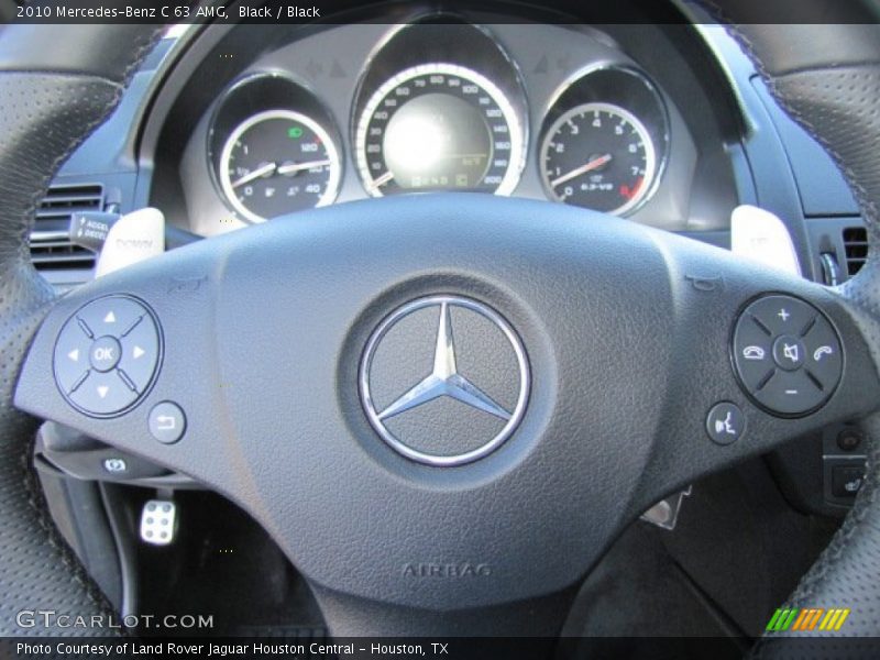 Black / Black 2010 Mercedes-Benz C 63 AMG
