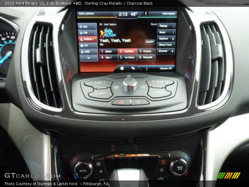 Controls of 2013 Escape SEL 2.0L EcoBoost 4WD