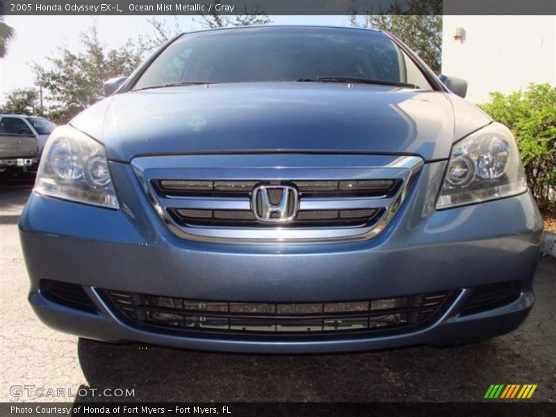 Ocean Mist Metallic / Gray 2005 Honda Odyssey EX-L