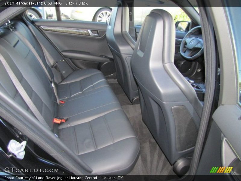 Black / Black 2010 Mercedes-Benz C 63 AMG