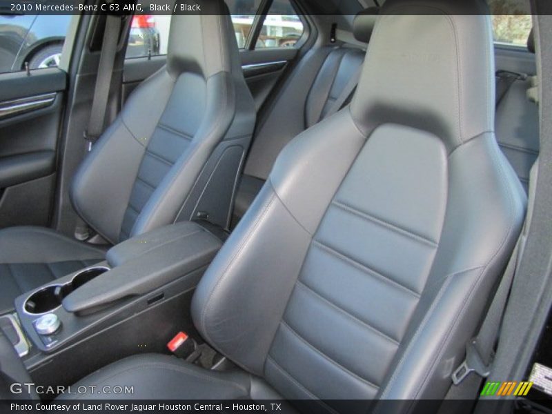 Black / Black 2010 Mercedes-Benz C 63 AMG