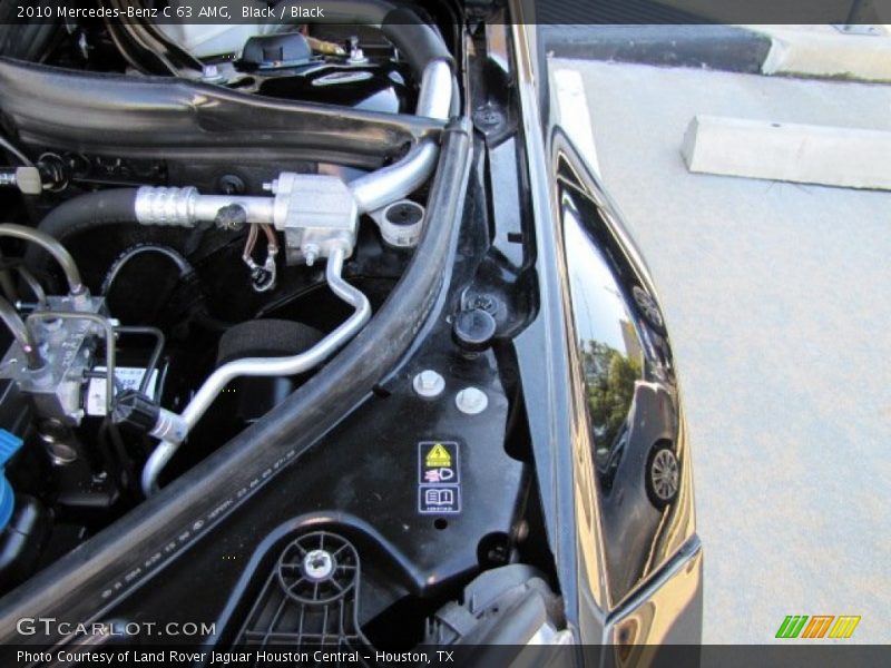 Black / Black 2010 Mercedes-Benz C 63 AMG