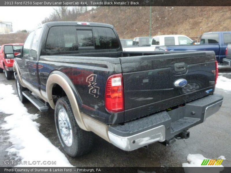 Tuxedo Black Metallic / Black 2013 Ford F250 Super Duty Lariat SuperCab 4x4