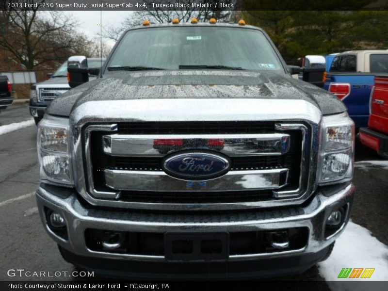 Tuxedo Black Metallic / Black 2013 Ford F250 Super Duty Lariat SuperCab 4x4