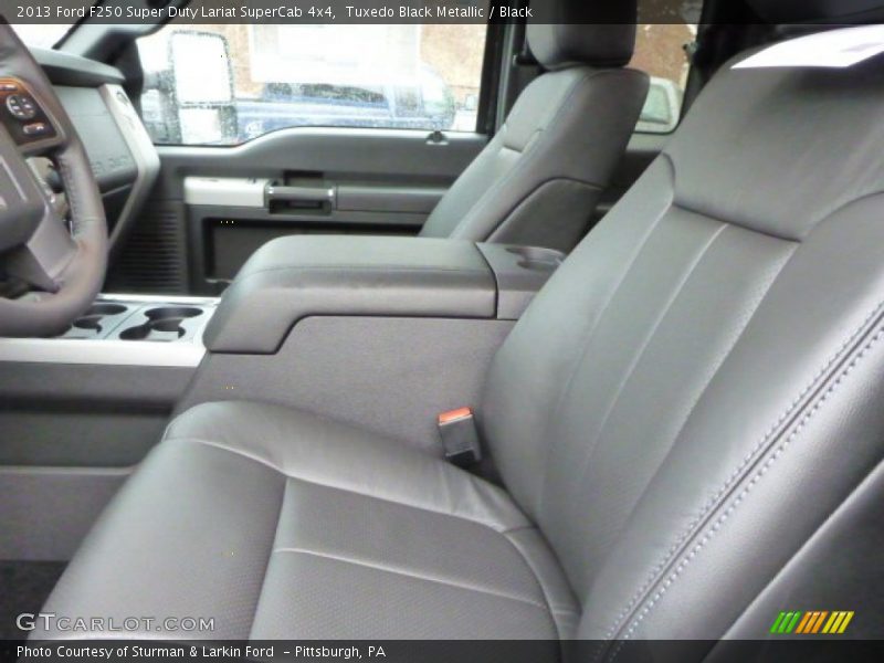 Front Seat of 2013 F250 Super Duty Lariat SuperCab 4x4
