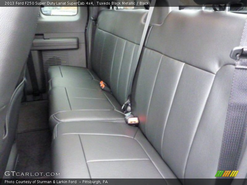 Rear Seat of 2013 F250 Super Duty Lariat SuperCab 4x4