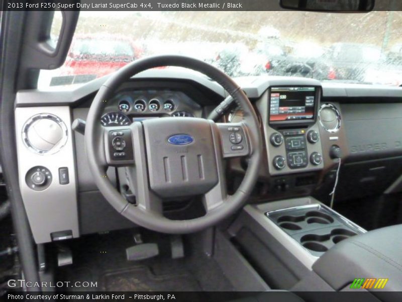 Dashboard of 2013 F250 Super Duty Lariat SuperCab 4x4