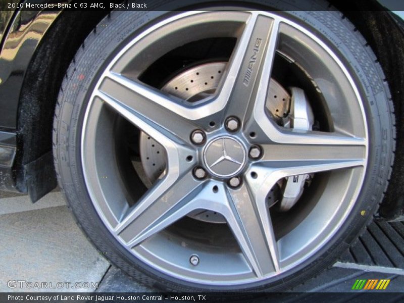 Black / Black 2010 Mercedes-Benz C 63 AMG