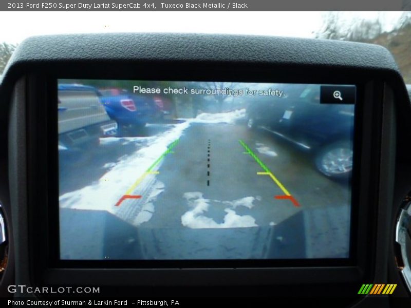 Tuxedo Black Metallic / Black 2013 Ford F250 Super Duty Lariat SuperCab 4x4