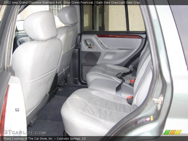 Onyx Green Pearlcoat / Dark Slate Gray/Light Slate Gray 2002 Jeep Grand Cherokee Overland 4x4