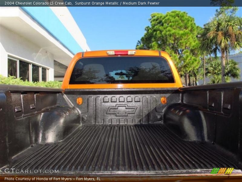 Sunburst Orange Metallic / Medium Dark Pewter 2004 Chevrolet Colorado LS Crew Cab