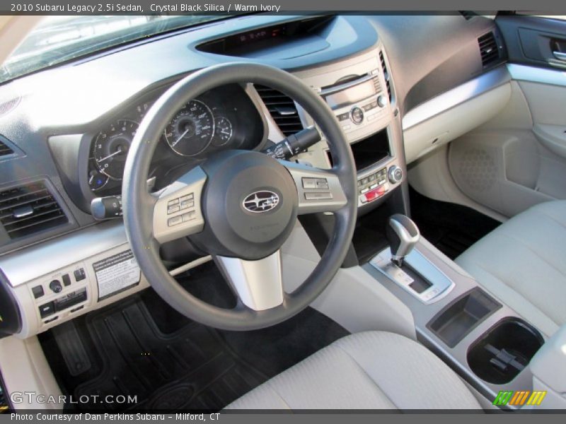 Warm Ivory Interior - 2010 Legacy 2.5i Sedan 