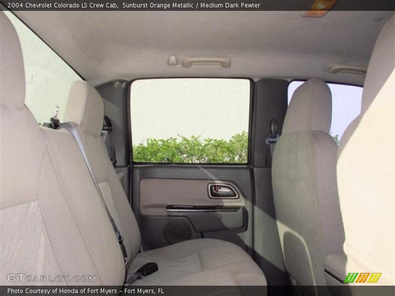 Sunburst Orange Metallic / Medium Dark Pewter 2004 Chevrolet Colorado LS Crew Cab