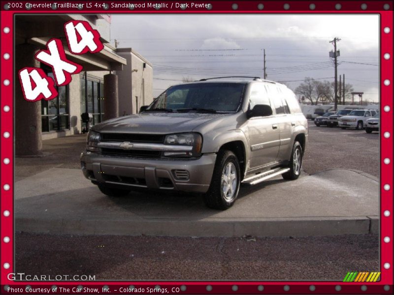 Sandalwood Metallic / Dark Pewter 2002 Chevrolet TrailBlazer LS 4x4