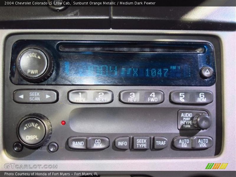 Audio System of 2004 Colorado LS Crew Cab